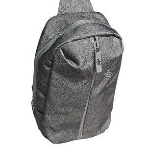 Original Penguin comfortable Gray Sling Bag Crossbody Backpack NWT